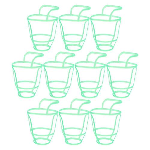 50 Pcs Hanging Net For 100ml Bottle Holder Light Green 1