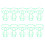 50 Pcs Hanging Net For 100ml Bottle Holder Light Green 3