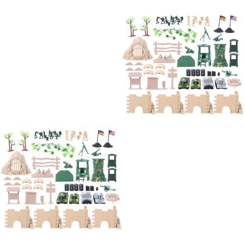 200 Pcs Scene Model Models Diy Ruins Ruins Model Sand Table 2