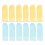 12Pcs Dog Finger Toothbrush Multi-Color Polyester Safe for Small Pets 7