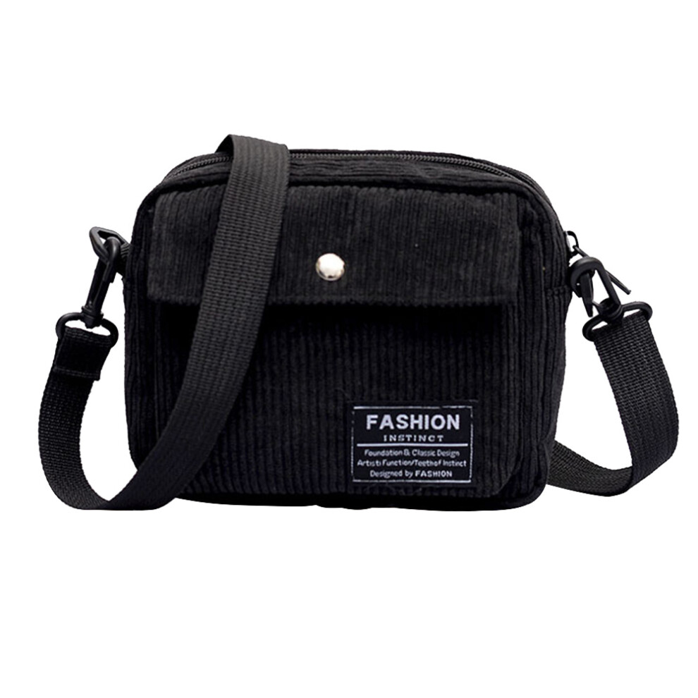 Borsa A Tracolla Nero Multifunzione