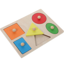 2 Sets Kids Shape Recognition Wooden Educational Matching Toys