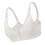 2Pcs Grey Plaid Button Nursing Bra Seamless Lace Breathable 95B 2
