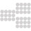 72 Pcs Round Cake Boards Mousse Bases Cardboard Circle Plates 6