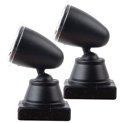 8 Pcs Railroad Train Mini Signal Light Spotlight Sand Table Prop