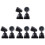 8 Pcs Railroad Train Mini Signal Light Spotlight Sand Table Prop 4