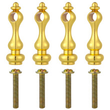 16Pcs Golden Indoor Railing Post Connectors for Furniture