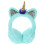 2pcs Plush Unicorn Horn Earmuffs Adjustable Winter Fall Ear Muffs 1
