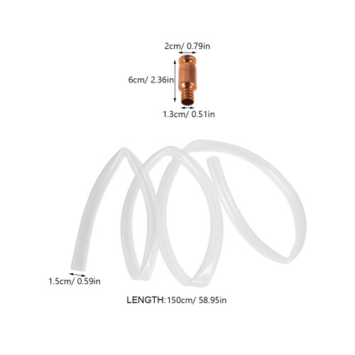 Tuyau Siphon Manuel Résistant, Cuivre PVC, Pour Transfert Auto 2