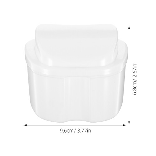 Stevige Denture Case Met Ingebouwde , Makkelijk Schoon 1