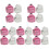 20 Pcs Mini Doll Backpack Cloth Bags Mixed Color 3