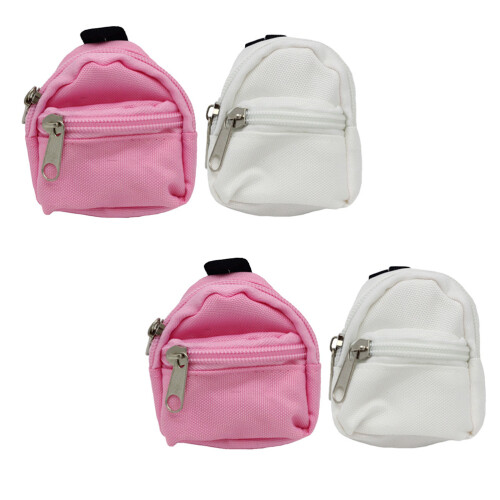 20 Pcs Mini Doll Backpack Cloth Bags Mixed Color