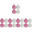 20 Pcs Mini Doll Backpack Cloth Bags Mixed Color 6