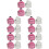 20 Pcs Mini Doll Backpack Cloth Bags Mixed Color 7
