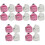 20 Pcs Mini Doll Backpack Cloth Bags Mixed Color 4