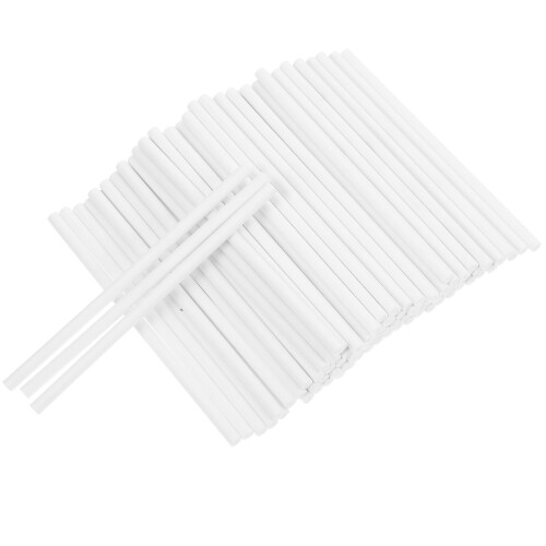 600Pcs White Paper Candy Sticks Lightweight Lollipop Wrapping Sticks 2