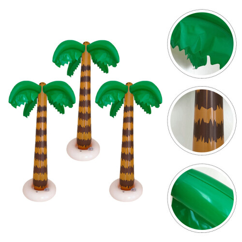 3pcs Inflatable Coconut Tree Inflatables Summer Pvc Child 2