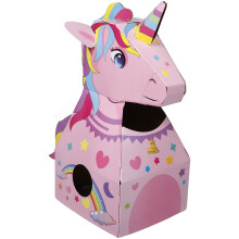 Costume Cartone Rosa Leggero Resistente Gioco Creativo