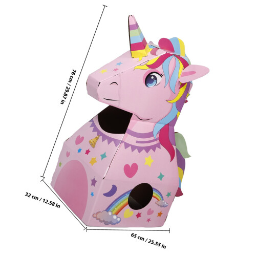 Costume Cartone Rosa Leggero Resistente Gioco Creativo 1