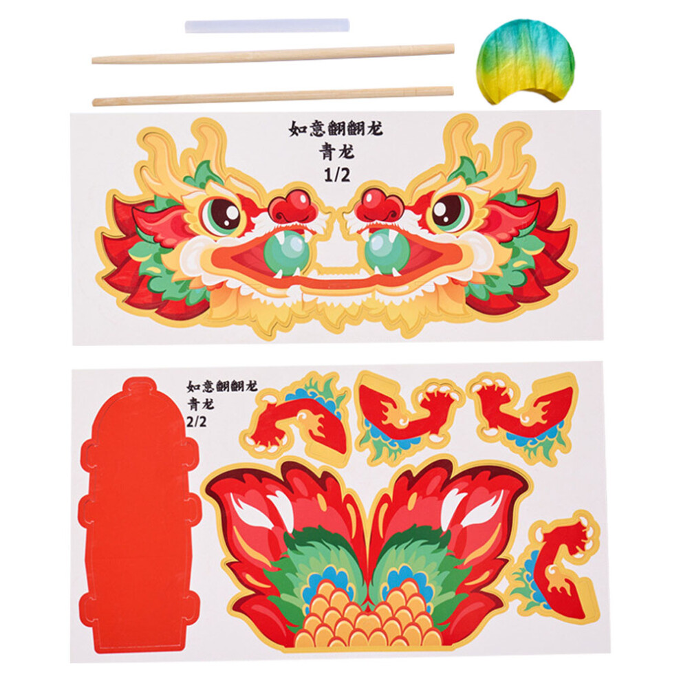 Photos - Notebook 1 Set 3D Chinese Dragon Garland Diy Craft Kit For New Year