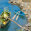 10 Set Mini Barca Pesca Con Remi In Muschio Per Micro Paesaggio 5