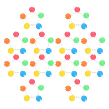 60 Pcs Wrist Bells Bracelets Rattle Wristband For Kids Random Color