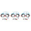 3 Sets Cartoon Car Shaped Food Container With Fork Spoon 4