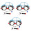 3 Sets Cartoon Car Shaped Food Container With Fork Spoon 3