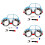 3 Sets Cartoon Car Shaped Food Container With Fork Spoon 6