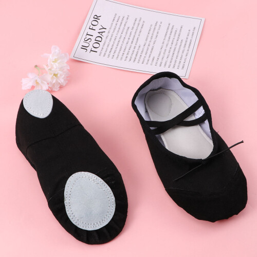 1Paio Scarpe Per Danza Antiscivolo Materiale Elastico 2