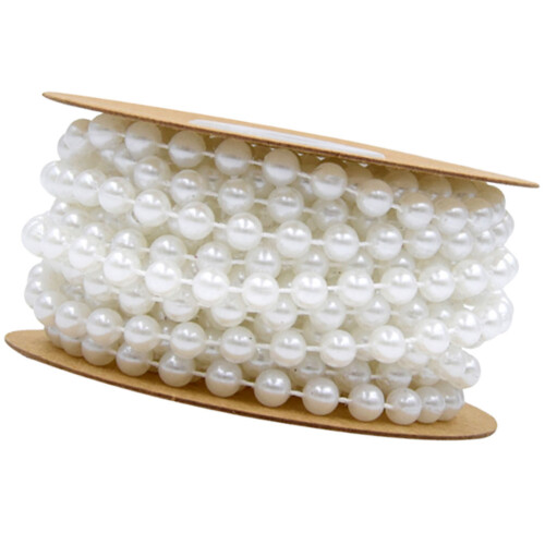 5Mwitte String Beads for Decoration Met Glanzende En Uniforme Kralen