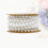 5Mwitte String Beads for Decoration Met Glanzende En Uniforme Kralen 10