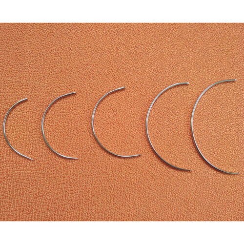 Set Spilli Neri Per Parrucca Con Contenitore 2