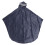 Reflective Long Raincoat Poncho For Cycling 1pack Black 1