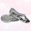Scarpe Danza Balletto in PU Argento Antiscivolo 4