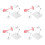 8 Pcs Adjustable Action Figure Stand Display Holder For Dolls Pink 9