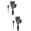 2 Sets Plastic Hairdressing Highlighting Board For Salon Dyeing Black 9