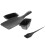 2 Sets Plastic Hairdressing Highlighting Board For Salon Dyeing Black 3