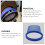 2St Auto Speaker Cover ABS Skyblue Waterdicht Bescherming Pad 9
