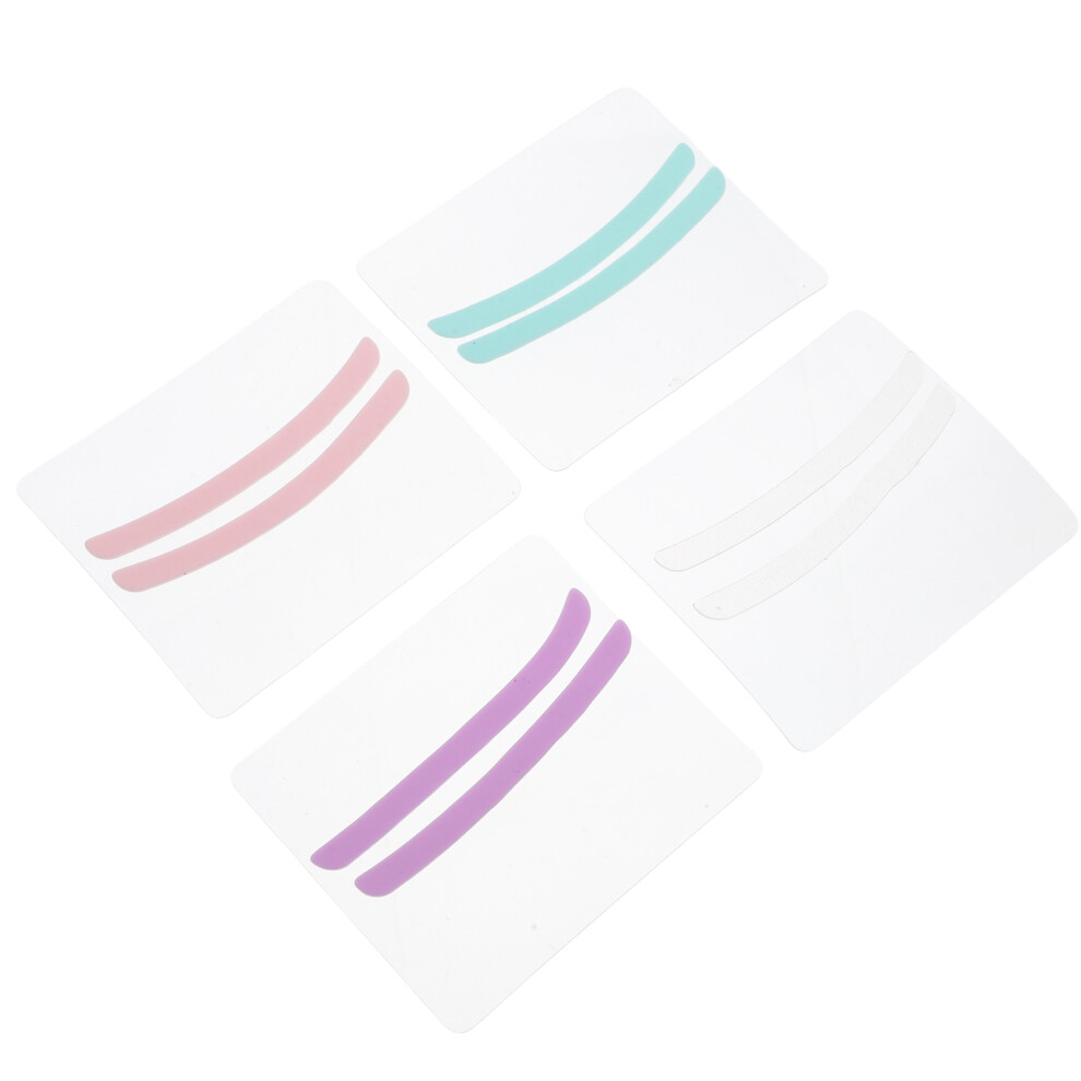 Vaguelly 8 Pairs Silicone Lash Lift Rods And Eye Patches For Wrinkles Reusable