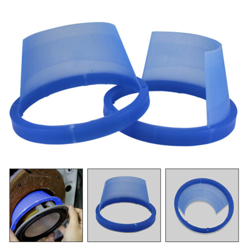 2St Auto Speaker Cover ABS Skyblue Waterdicht Bescherming Pad 2