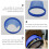 2St Auto Speaker Cover ABS Skyblue Waterdicht Bescherming Pad 8