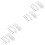 4 Sets Zinc Alloy Sliding Window Sash Locks 5