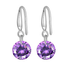 1Paar Stylische Ohrhaken Damen Party Schmuck S925 Silber