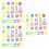 78 Pezzi Set Argilla Con Stampini Alfabeto Kit Per Bambini 7