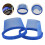 2St Auto Speaker Cover ABS Skyblue Waterdicht Bescherming Pad 4