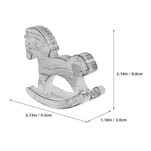 Figura Caballo Madera Decorativa Para Y 1
