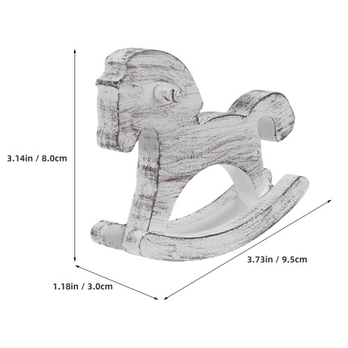 Figura Caballo Madera Decorativa Para Y 2