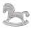 Figura Caballo Madera Decorativa Para Y 10
