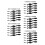 50 Sets Plastic Propeller With Fold Resistant For Diy Aircraft 6